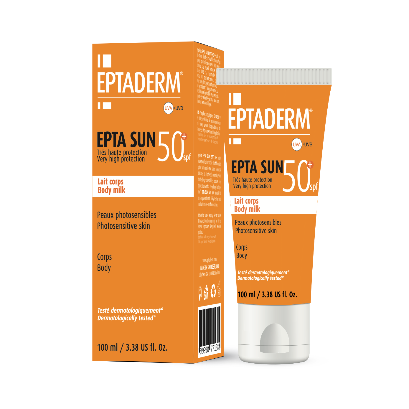 EPTA SUN spf 50+ Latte corpo