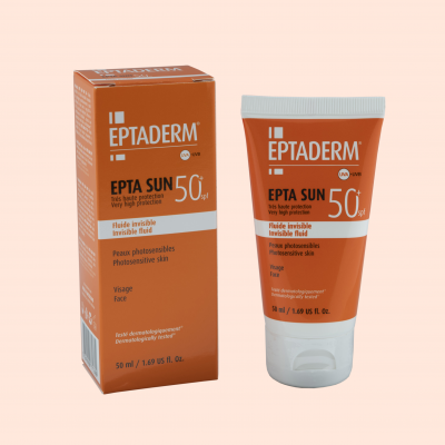 EPTA SUN spf 50+ Fluido invisibile